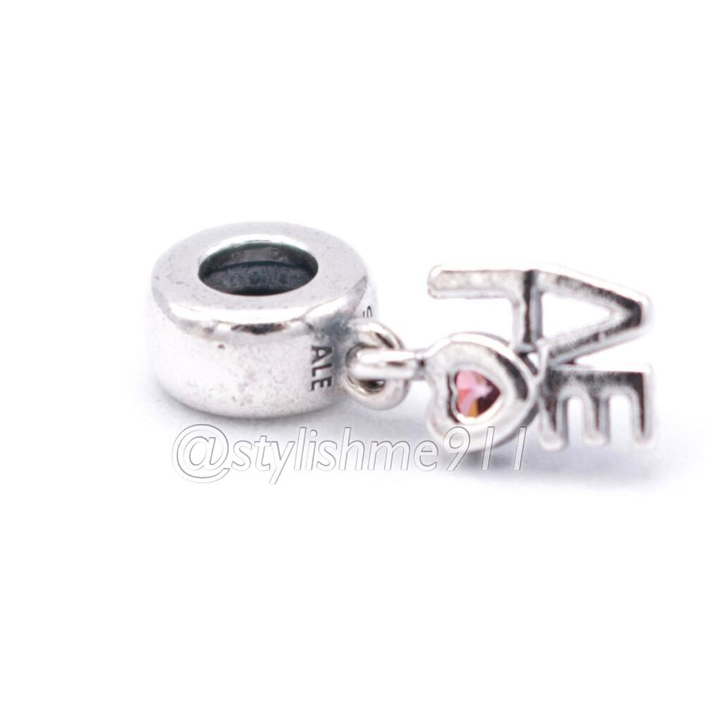 Authentic PANDORA LOVE Dangle - 791253CZS - Picture 7 of 11